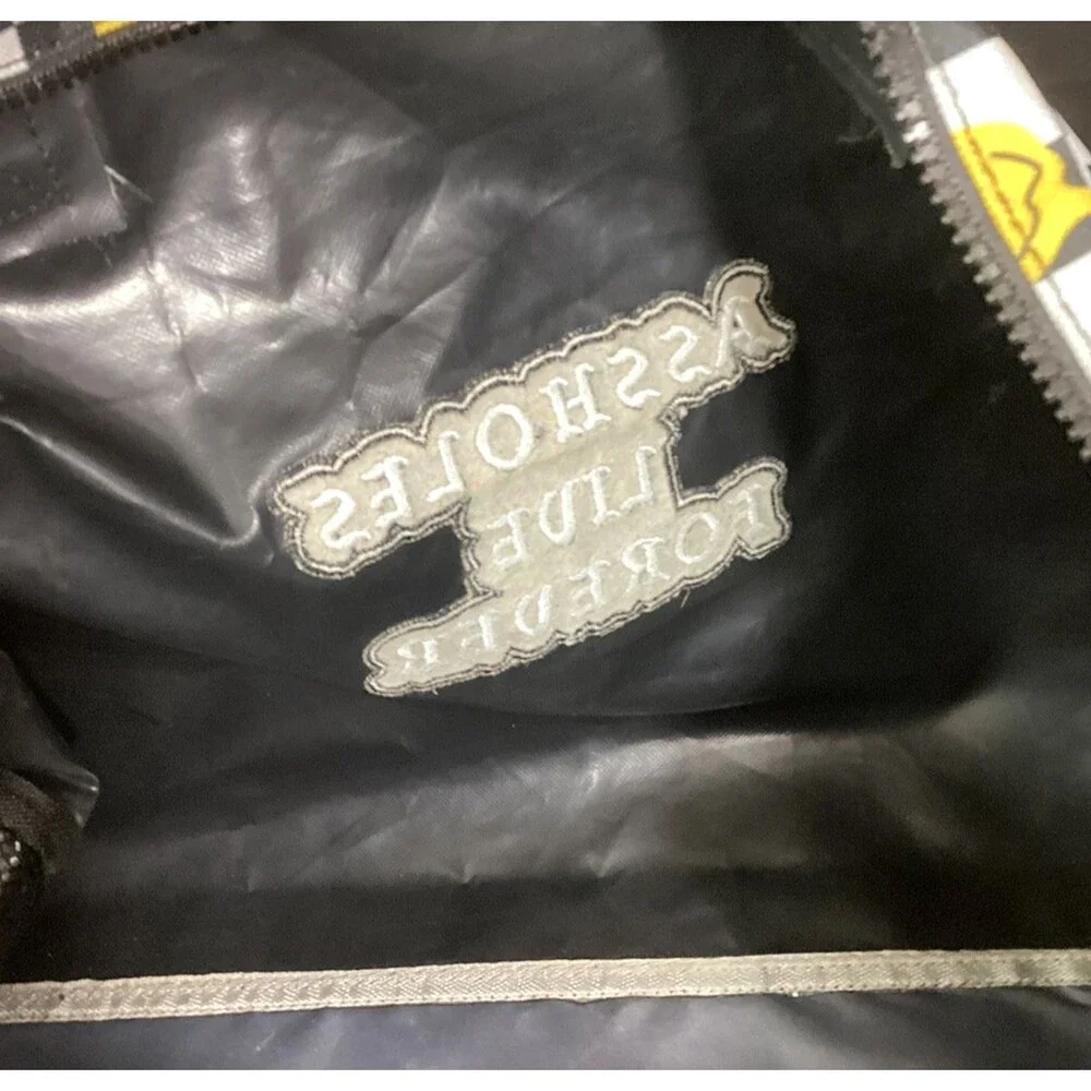A**holes Live Forever 'Have A Nice Trip' Duffel Bag Smiley Faces All-Over Print